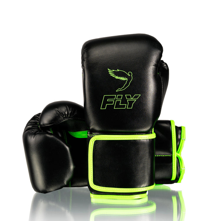 Customizable Black and Neon Fly Boxing Set, Fly Velcro Boxing Gloves, Christmas Gift for Men's and Women's, Thanksgiving Gifts for Him and Her