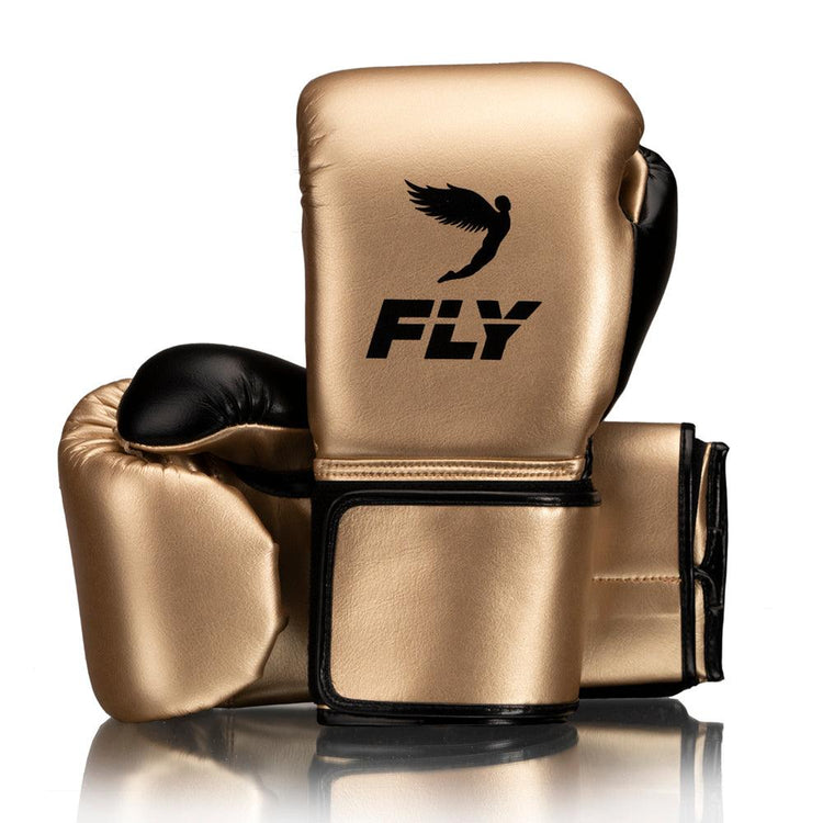 Customizable Gold and Black Fly Boxing Set, Fly Velcro Boxing Gloves, Christmas Gift for Men's and Women's, Thanksgiving Gifts for Him and Her