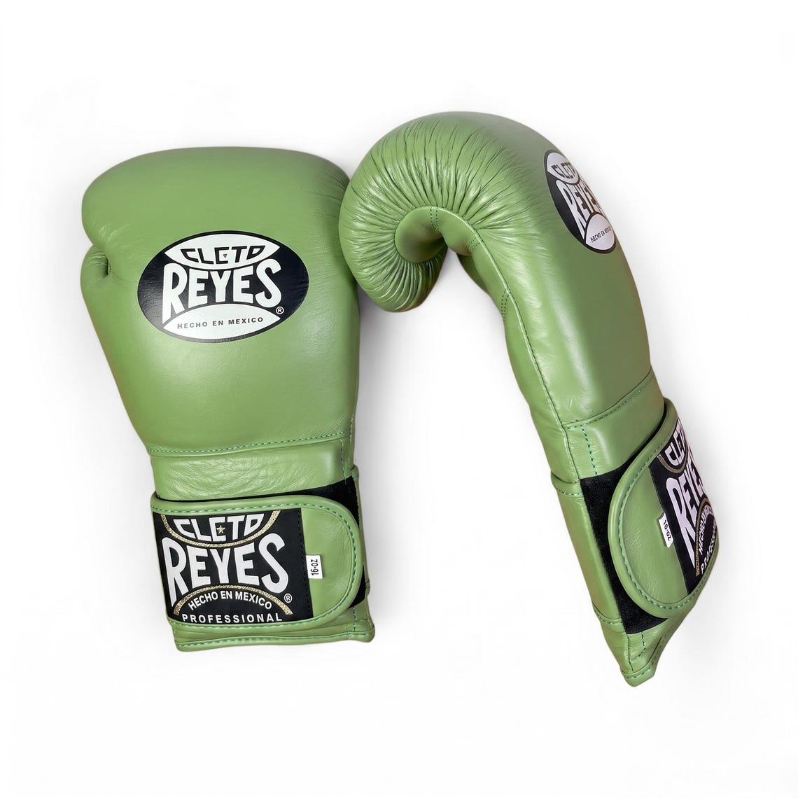 Customizable Green Cleto Reyes Boxing Gloves, Cleto Reyes Velcro Boxing Gloves
