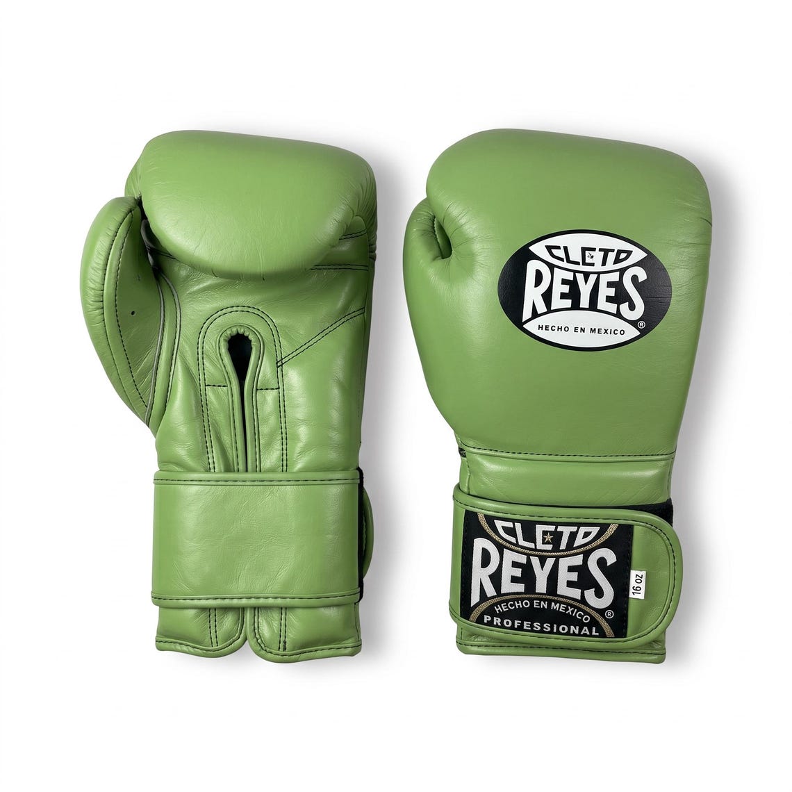 Customizable Green Cleto Reyes Boxing Gloves, Cleto Reyes Velcro Boxing Gloves