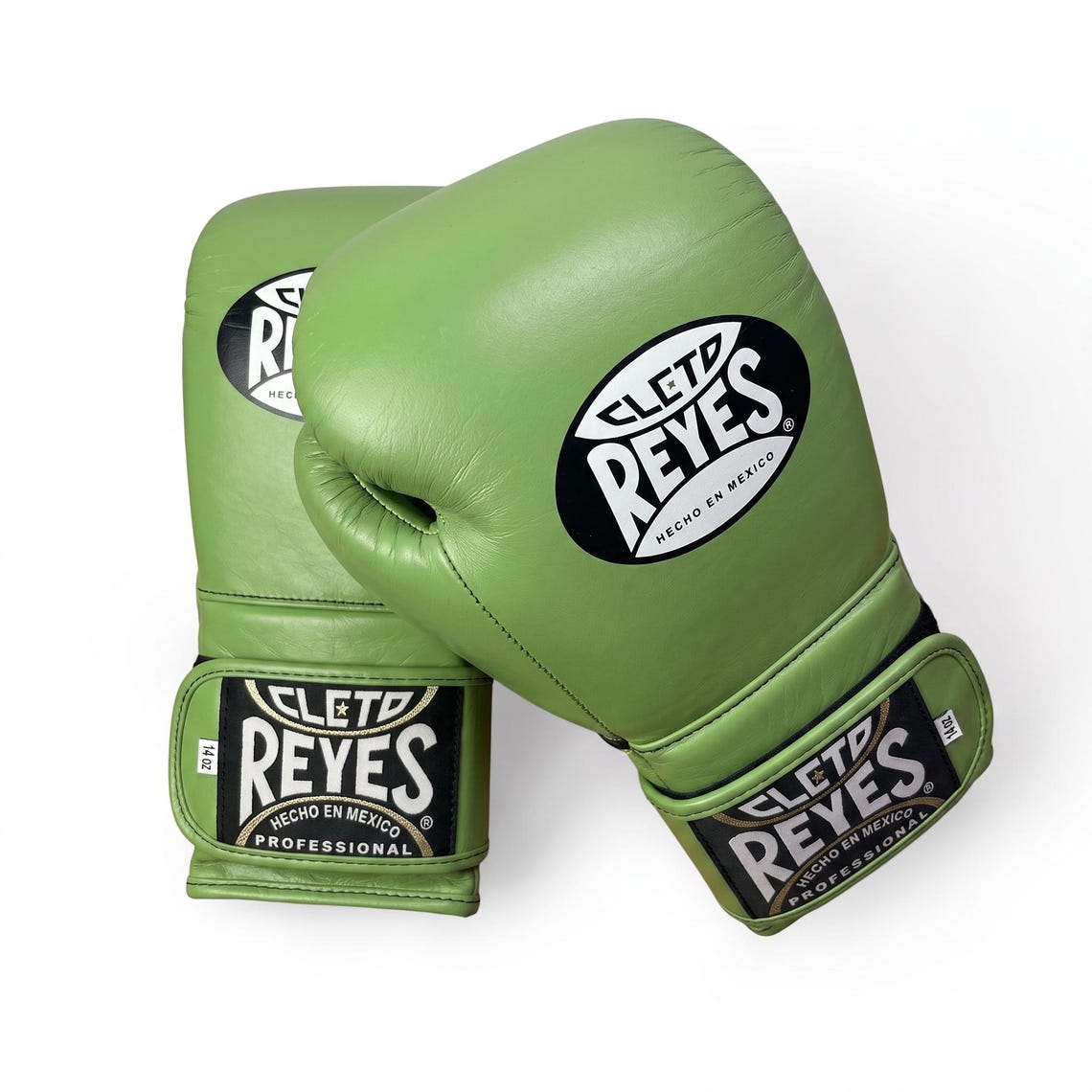 Customizable Green Cleto Reyes Boxing Gloves, Cleto Reyes Velcro Boxing Gloves