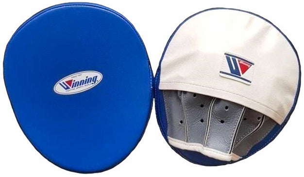 Winning Oval Curved Punch Mitts - Red · White · Gray