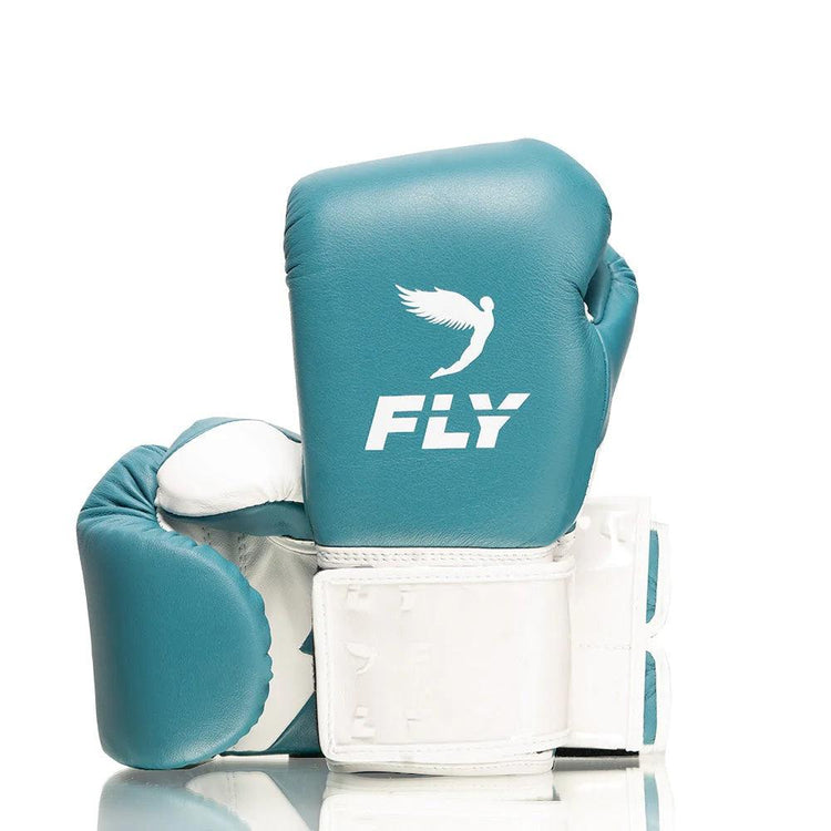 Customizable Aqua and White Fly Boxing Set, Fly Velcro Boxing Gloves, and Full Face Head Guard Christmas Gift for Men's and Women's, Thanksgiving Gifts for Him and Her