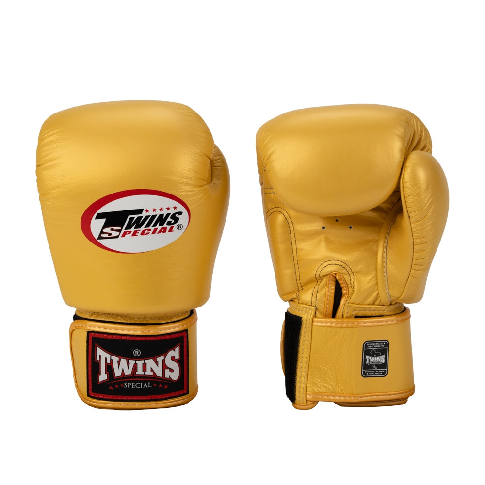 Customizable Gold Twins Boxing Gloves, Twins Velcro Boxing Gloves, Christmas Gift for Men's and Women's, Thanksgiving Gifts for Him and Her