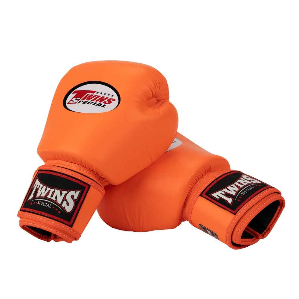 Customizable Orange Twins Boxing Gloves, Twins Velcro Boxing Gloves, Christmas Gift for Men's and Women's, Thanksgiving Gifts for Him and Her