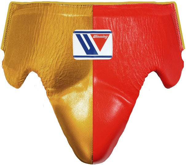 Winning Standard Cut Groin Protector - Gold & Red